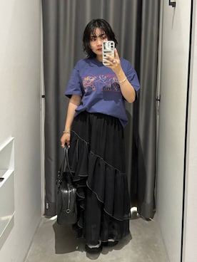 「PAGEBOY（ページボーイ）のアイテム（サンダル）」を使った、imamuuさん（レディース・154cm）の春コーディネート
