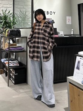 「アイテム（スウェットパンツ）」を使った、imamuuさん（レディース・154cm・20代）の夏コーディネート