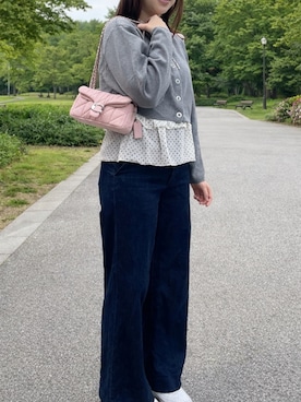 「COACH（コーチ）のアイテム」を使った、Mi☺︎さん（レディース・163cm）の春コーディネート