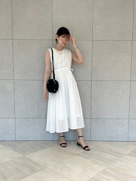 「いいね返し」｜「アイテム（ワンピース/ドレス）」を使った、salt*°さん（レディース・167cm）の夏コーディネート