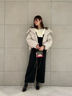 「Te chichi（テチチ）のアイテム（その他アウター）」を使った、salt*°さん（レディース・167cm）の冬コーディネート