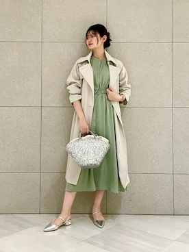 「Te chichi（テチチ）のアイテム（その他アウター）」を使った、salt*°さん（レディース・167cm）の春コーディネート