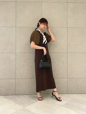 「Te chichi（テチチ）のアイテム（財布/小物）」を使った、salt*°さん（レディース・167cm）の春コーディネート