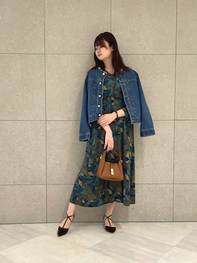 「テチチ(Te chichi)」｜「アイテム（アクセサリー）」を使った、salt*°さん（レディース・167cm）の秋コーディネート