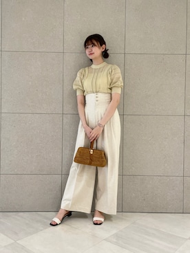 「Te chichi CLASSIC（テチチクラシック）のアイテム」を使った、salt*°さん（レディース・167cm）の春コーディネート