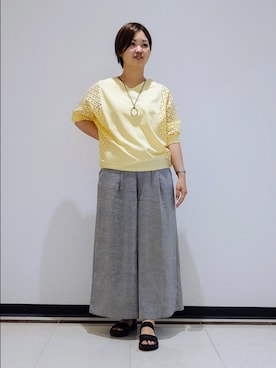 「アイテム（その他）」を使った、gissyさん（レディース・161cm）の夏コーディネート