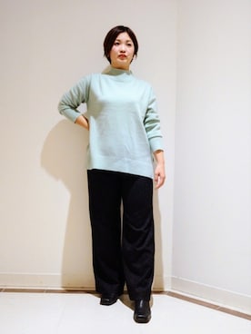 「大人可愛い、シンプル」｜「アイテム（その他）」を使った、gissyさん（レディース・161cm）の秋コーディネート