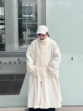 「アウターコーデ」｜「アイテム（その他アウター）」を使った、kotoneさん（レディース・159cm）の春コーディネート