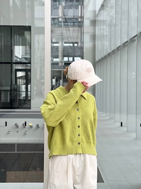 「新作」｜「アイテム（キャップ）」を使った、kotoneさん（レディース・159cm）の冬コーディネート