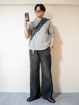 「アイテム（腕時計）」を使った、ともきさん（メンズ・168cm）の夏コーディネート