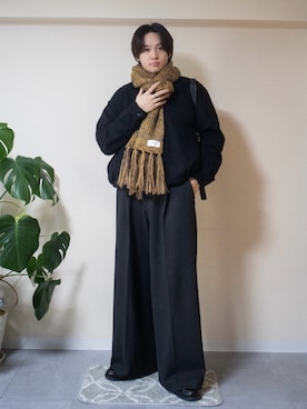 「soerte（ソエルテ）のアイテム」を使った、ともきさん（メンズ・168cm）の冬コーディネート