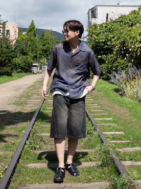 「アイテム（タンクトップ）」を使った、ともきさん（メンズ・168cm・20代）の夏コーディネート