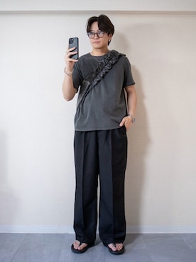 「アイテム（ブレスレット）」を使った、ともきさん（メンズ・168cm）の夏コーディネート