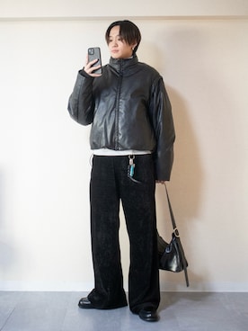 「アイテム（キーホルダー）」を使った、ともきさん（メンズ・168cm・20代）の冬コーディネート