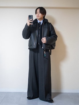 「アイテム（フォーマルスーツ/小物）」を使った、ともきさん（メンズ・168cm）の冬コーディネート