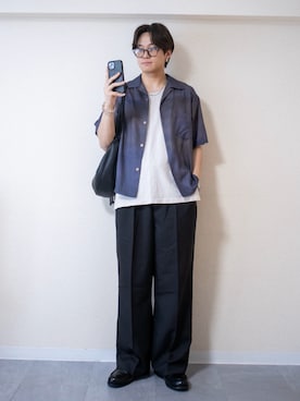 「アイテム（ブレスレット）」を使った、ともきさん（メンズ・168cm）の夏コーディネート