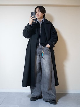 「アイテム（アクセサリー）」を使った、ともきさん（メンズ・168cm）の冬コーディネート