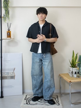 「CASIO(カシオ)のアイテム」を使った、ともきさん(メンズ・168cm)の春コーディネート