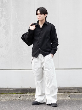 「Llife（ライフ）のアイテム」を使った、ともきさん（メンズ・168cm）の秋コーディネート