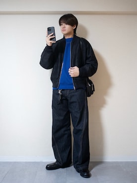 「アイテム（キーホルダー）」を使った、ともきさん（メンズ・168cm）の秋コーディネート