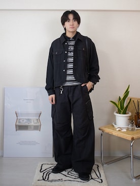 「Llife（ライフ）のアイテム」を使った、ともきさん（メンズ・168cm）の春コーディネート