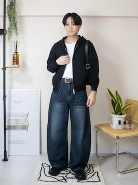 「Levi's（リーバイス）のアイテム」を使った、ともきさん（メンズ・168cm）の秋コーディネート