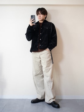 「アイテム（リング）」を使った、ともきさん（メンズ・168cm）の冬コーディネート