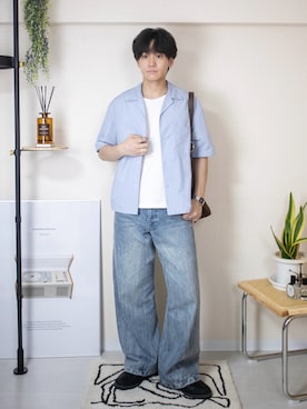 「CASIO(カシオ)のアイテム」を使った、ともきさん(メンズ・168cm)の夏コーディネート
