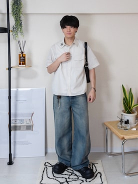「DNSR（ディーエヌエスアール）のアイテム」を使った、ともきさん（メンズ・168cm）の夏コーディネート