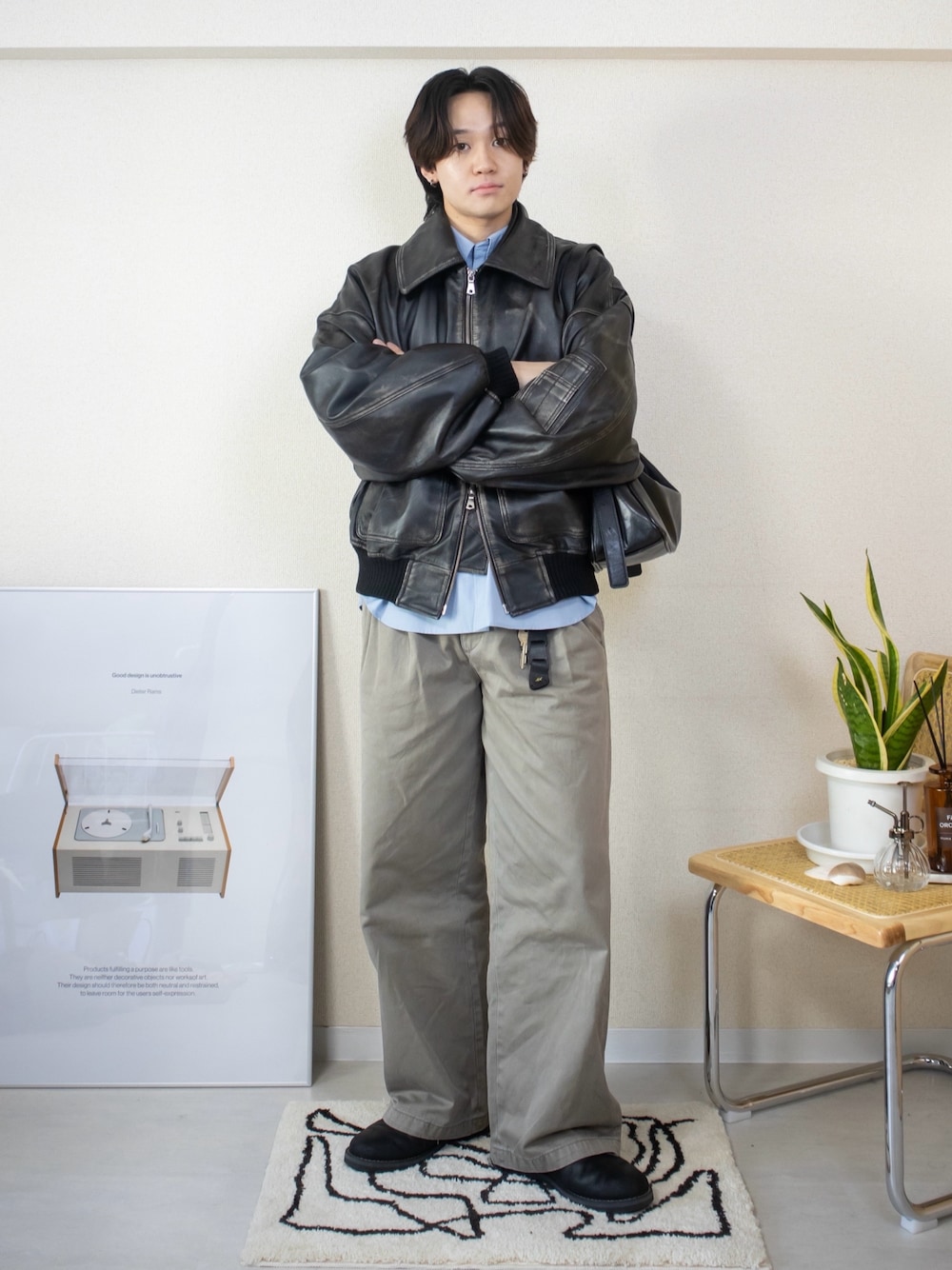 UNISEX》Sheep Leather Mouton G-1 Flight Jacket/シープレザー
