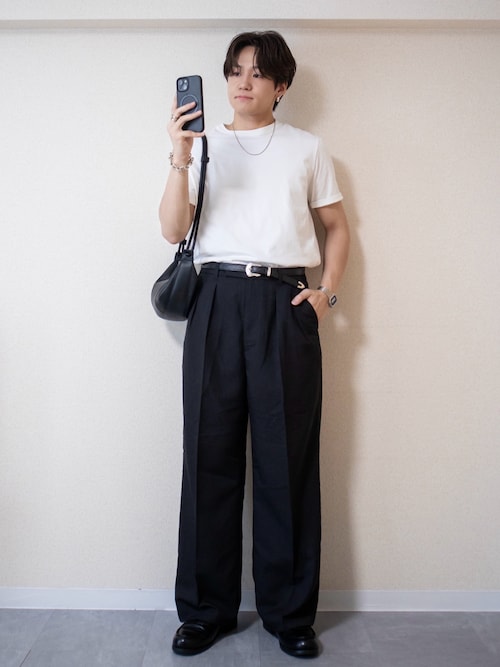 EXTRA FINE COTTON BASIC TEE -SLIM CROPPED FIT-