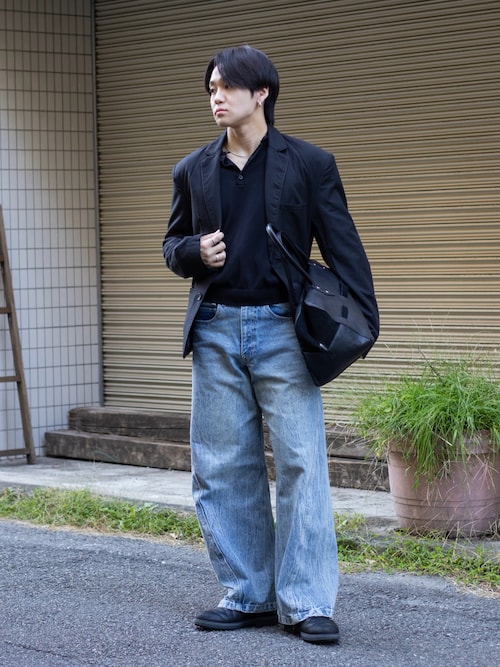 「Timberland(ティンバーランド)のメンズ クレスト フィールド レースアップ ウォータープルーフ シューズ - ブラック(ドレスシューズ)」を使った、ともきさん(メンズ・168cm)の秋コーディネート