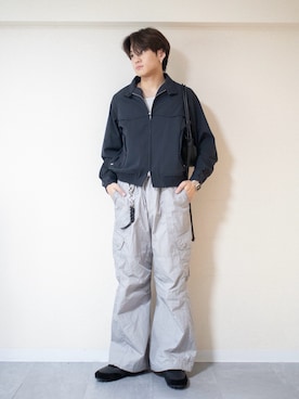 「アイテム（キーホルダー）」を使った、ともきさん（メンズ・168cm）の秋コーディネート