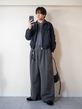 「アイテム（キーホルダー）」を使った、ともきさん（メンズ・168cm）の秋コーディネート