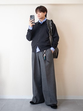 「アイテム（キーホルダー）」を使った、ともきさん（メンズ・168cm）の秋コーディネート