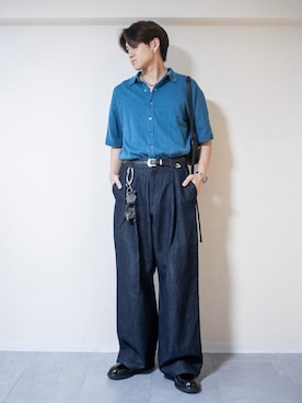 「アイテム（腕時計）」を使った、ともきさん（メンズ・168cm）の秋コーディネート