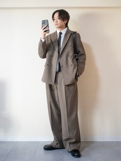 WYM LIDNMのフォーマルスーツ/小物を使ったコーディネート(ZOZOTOWN