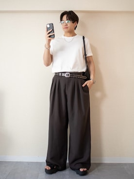 「アイテム（腕時計）」を使った、ともきさん（メンズ・168cm）の夏コーディネート