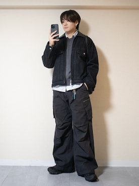 「アイテム（キーホルダー）」を使った、ともきさん（メンズ・168cm）の冬コーディネート