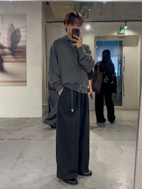 「アイテム（リング）」を使った、ともきさん（メンズ・168cm）の秋コーディネート
