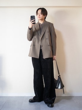 「アイテム（キーホルダー）」を使った、ともきさん（メンズ・168cm）の冬コーディネート