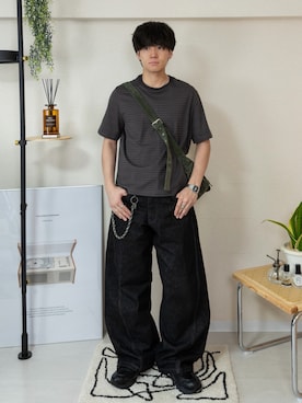 「CASIO(カシオ)のアイテム」を使った、ともきさん(メンズ・168cm)の夏コーディネート