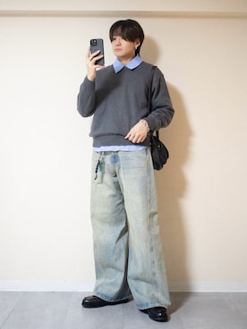 「アイテム（財布/小物）」を使った、ともきさん（メンズ・168cm）の冬コーディネート