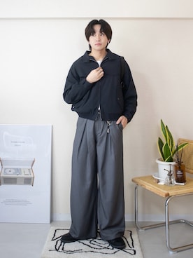 「LUENNA（ルエナ）のアイテム」を使った、ともきさん（メンズ・168cm）の春コーディネート