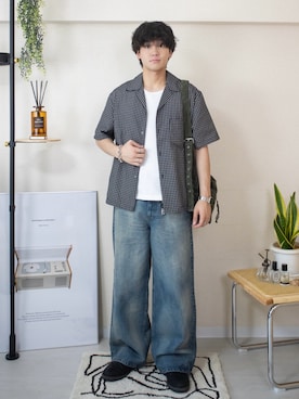 「Timberland（ティンバーランド）のアイテム」を使った、ともきさん（メンズ・168cm）の夏コーディネート