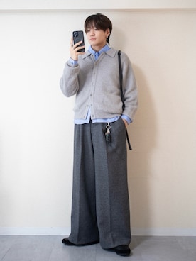 「アイテム（キーホルダー）」を使った、ともきさん（メンズ・168cm）の秋コーディネート