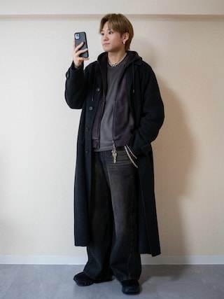 LIDNM（リドム）の「STRECCAN REVER COAT（チェスターコート