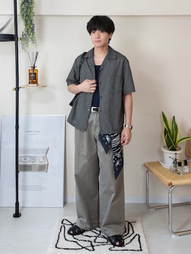 「アイテム（アクセサリー）」を使った、ともきさん（メンズ・168cm）の夏コーディネート