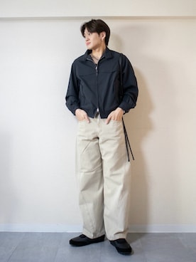 「アイテム（ピアス（両耳用））」を使った、ともきさん（メンズ・168cm）の秋コーディネート