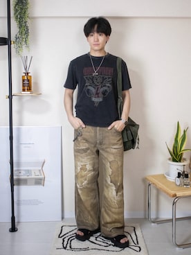 「CASIO(カシオ)のアイテム」を使った、ともきさん(メンズ・168cm)の夏コーディネート